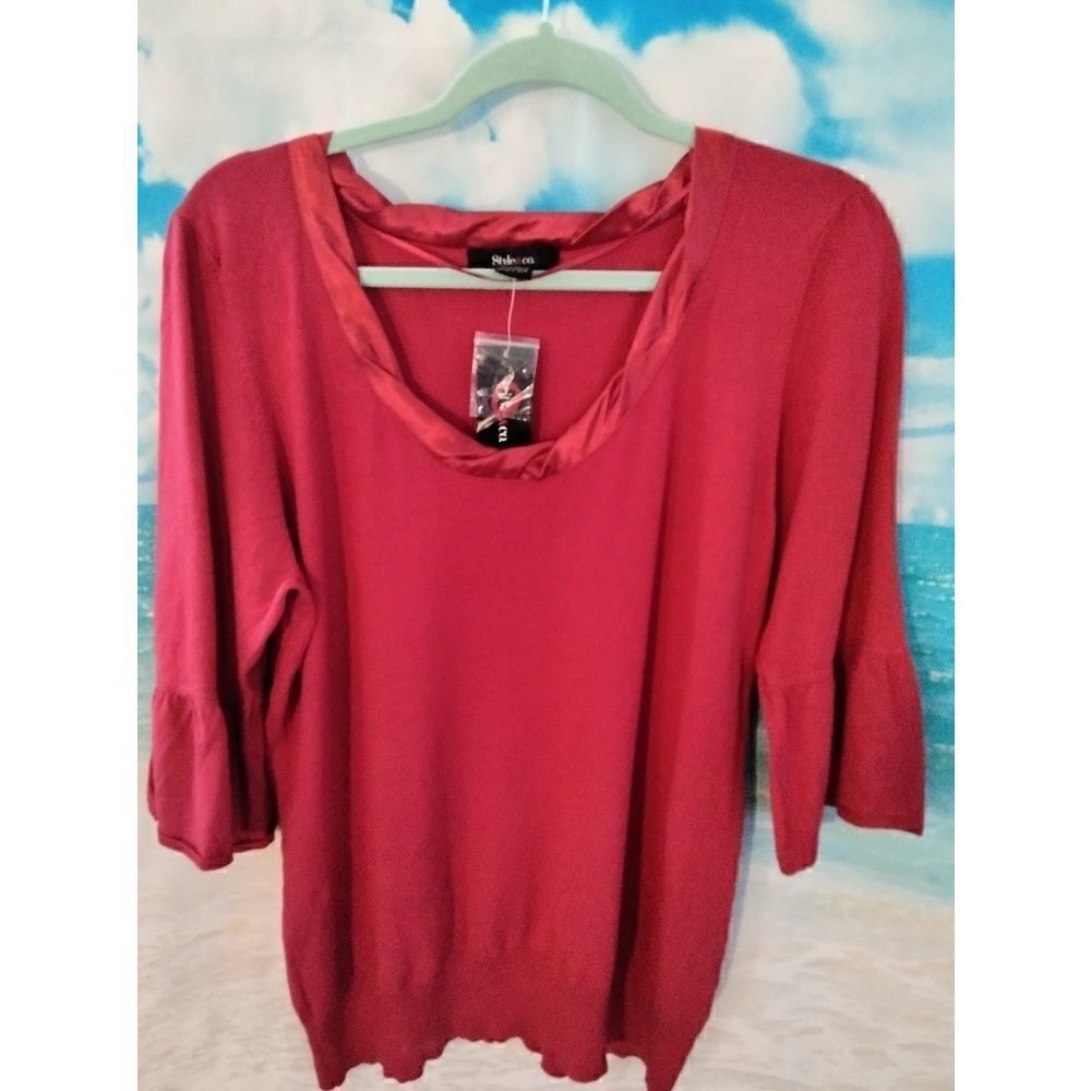 NWT: Style & co.  red sweater.